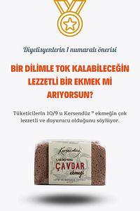 %100 Tam Çavdar Ekşi Mayalı Ekmekler 2'li Seçim 2x500gr ürün fotoğrafı