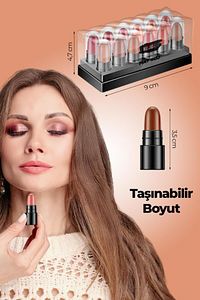 12'li Mini Kuru Ruj Seti ürün fotoğrafı