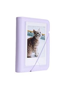 Instax Mini 12 Lila Fotoğraf Makinesi-10'lu Film-Mini Albüm ve Deri Kılıf Seti ürün fotoğrafı