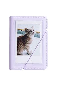 Instax Mini 12 Lila Fotoğraf Makinesi-10'lu Film-Mini Albüm ve Deri Kılıf Seti ürün fotoğrafı