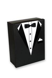 Damat Bohçası Çeyiz Sandık Ve Kutu 4 'lü Set - Gerçek Papyon Ve Düğme ürün fotoğrafı