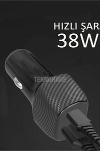 3.0 Qualcomm 2 Usb Hızlı Araç Şarjı Cihazı Çakmaklık 6 Amper ürün fotoğrafı