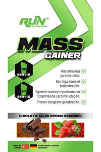 Gainer - 5 kg - Çikolata Aromalı - 50 Servis - Hediyeli ürün fotoğrafı