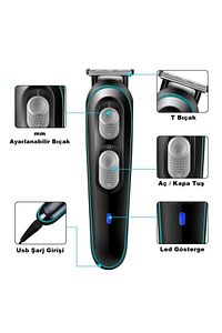 V-055 Galaxy X Power Saç Sakal Ense Çizim Vucüt Tıraş Makinası Lazer Epilasyon Öncesi Bay ürün fotoğrafı