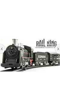 Küçük Pilli Işıklı Raylı Tren Seti Ekspres 13 Parça ürün fotoğrafı