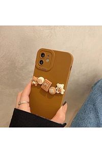 Iphone 11 Uyumlu (12 Görünümlü ) 3d Bisküvi Ve Ayıcıklı Kılıf ürün fotoğrafı