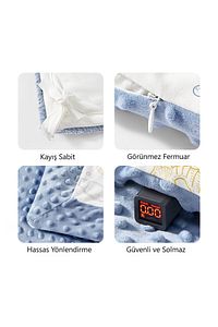 Bebek, Çoçuk Battaniyesi Minky'li, %100 Pamuk, 1,0 Tog, 140x110 Cm, Tüm Yıl Boyunca Kullanılır ürün fotoğrafı