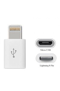 For iPhone Lightning 8 Pin için Micro USB Dönüştürücü Data/Şarj Adaptörü ürün fotoğrafı