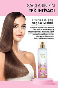 Keratin Kolajen Saç Bakım Sütü 200 ml ürün fotoğrafı