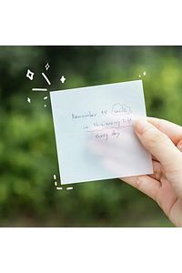 Not Yaz Şeffaf Post-it Ebat 75x75 Mm 50 Yaprak ürün fotoğrafı