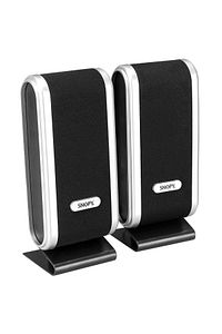 Sn-820 2.0 Siyah/gümüş Lcd Ince Tasarım Usb Speaker ürün fotoğrafı
