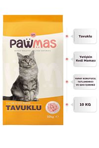 Tavuklu Yetişkin Kedi Maması 10 Kg ürün fotoğrafı