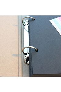 Klaket Kapaklı Siyah Yapraklı 20 Yaprak Fotoğraf Albümü Anı Defteri Beyaz Kalem Ve Renkli Sticker ürün fotoğrafı