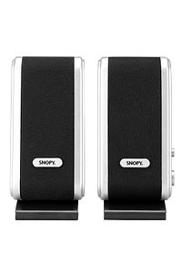 Sn-820 2.0 Siyah/gümüş Lcd Ince Tasarım Usb Speaker ürün fotoğrafı