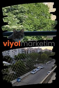 1,50x200 Cm | Balkon Filesi | Kedi Balkon Filesi | Balkon Kuş Filesi | Balkon Güvenlik Filesi ürün fotoğrafı