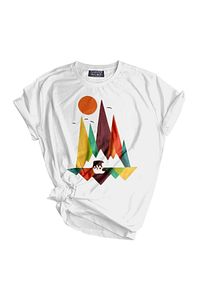Store Unisex Baskılı Tişört Outdoor Normal Kalıp Tshirt ürün fotoğrafı