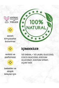 %100 Doğal Bebekler Için Bitkisel Temizlik Seti ürün fotoğrafı