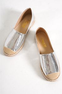 Capone Gümüş Kadın Espadril ürün fotoğrafı