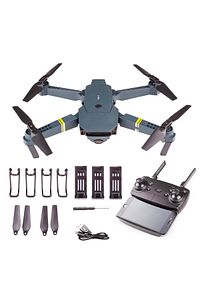 E58 4k Hd Kameralı Fly More Combo Drone Otomatik Kalkış Iniş Sabit Durma Özellikli ürün fotoğrafı