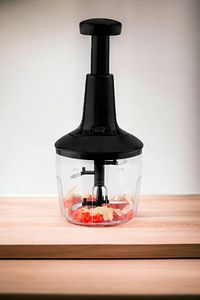 El Rondosu , Bas Kes Pratik El Robotu 1000ml Yeni Nesil Doğrayıcı, 5 Bıçaklı Manuel Doğrayıcı ürün fotoğrafı