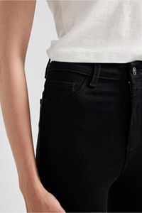 Jegging Yüksek Bel Dar Paça Cepli Bilek Boy Basic Düz Jean Pantolon A5819ax23au ürün fotoğrafı