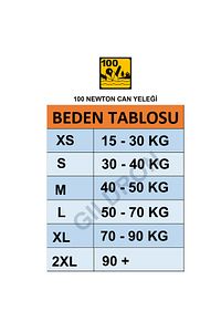 Gdr 002 Can Yeleği Fermuarlı Boyun Destekli 100 Newton ürün fotoğrafı