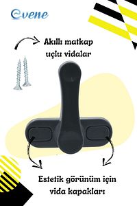 Pimapen Kapı Kilidi Pimapen Pencere Kilidi Pencere Emniyet Kilidi Mandallı Kilit 3 Adet Antrasit ürün fotoğrafı