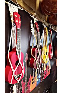 SOPRANO UKULELE MAKROME DUVAR ASKISI/STANDI EL ÖRMESİ %100 PAMUK İPLİĞİ ürün fotoğrafı
