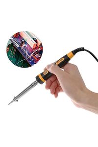 60 Watt Leyim Seti Topraklı Lehim Tabanca Kalem Havya Tüp Set Kalem Havya Makinesi 4 Parça Tamir Set ürün fotoğrafı
