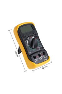 Xl830l Unichrome Dijital Multimetre Led Ekran Avometre Mini Ölçü Aleti 9v Pil Hediye Cep Multimetre ürün fotoğrafı