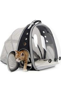Fileli Açılabilir Genişletilebilir Katlanabilir Şeffaf Astronot Kedi Köpek Pet Hayvan Taşıma Çantası ürün fotoğrafı