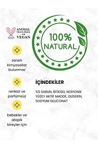 %100 Doğal Bebekler Için Bitkisel Temizlik Seti ürün fotoğrafı