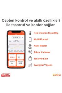 Akıllı Oda Termostatı Kablosuz Kombi ve Klima Kontrolü ürün fotoğrafı