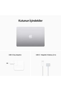 Macbook Air 13.6" M2 8c Cpu 10c Gpu 8 Gb 512 Gb Ssd Gümüş Mly03tu/a ürün fotoğrafı