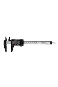 Kumpas Dijital LCD Ekran Karbon Fiber Hassas 150MM Kalınlık Ölçer ürün fotoğrafı
