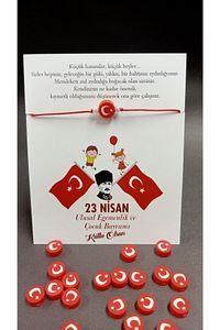 23 Nisan Hediye Şans Bileklikleri ( 25adet) ürün fotoğrafı