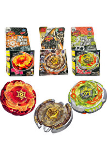 Beyblade Metal Fusion Sun God (BB-89) & Beat Lynx(BB-109) & Rock
