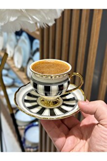 Onedekor 6lı Piano Victoria Porselen Kahve Fincanı - Fiyatı, Yorumları