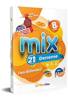 Hiper Zeka 2025 8. Sınıf MİX Fen Bilimleri 21 Deneme | 2018-2024