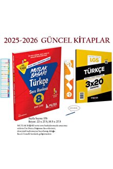 Muba Yayınları MB 8. Sınıf Türkçe Soru Bankası 2025-2026 ve 3x20