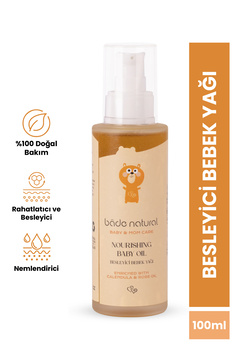 Bade Natural Besleyici Ve Rahatlatıcı Bebek Yağı %100 Doğal 100 ml