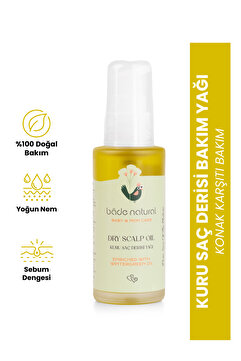 Bade Natural Bebek Kuru Saç Derisi %100 Doğal Bakım Yağı 50 ml
