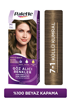 Palette Göz Alıcı Renkler Küllü Kumral 7.1 Pentanol & Besleyici Yağ İçeren Saç Boyası 115 ml