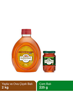 Balparmak Yayla Ova Balı 2 kg ve Çam Balı 225 g