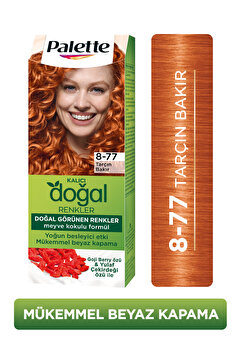 Palette Kalıcı Doğal Renkler 8-77 Tarçın Bakır Goji Berry Özü Saç Boyası