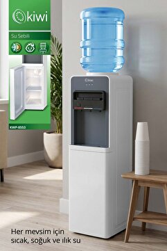 Kiwi Su Sebili & Kwp-8553 Beyaz ( Water Dispenser) Sıcak -soğuk -ılık