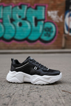 SOHO Siyah-Beyaz Kadın Sneaker 20574