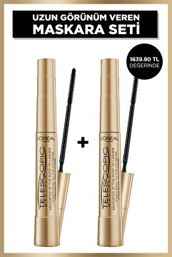 L'Oreal Paris Telescopic Siyah Maskara 2'li Set