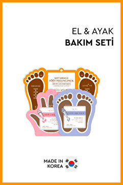 Mjcare El - Ayak Bakım Seti - 3 Aşamalı Yenileme ve Yoğun Nem Paketi