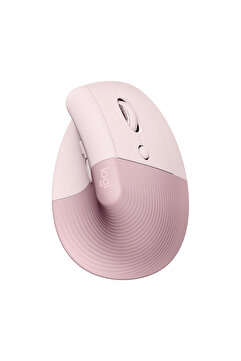 logitech Lift Sessiz Kablosuz Ergonomik Dikey Mouse, Pembe 910-006478